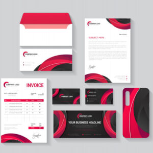 business card, letterhead, envelope and stationery