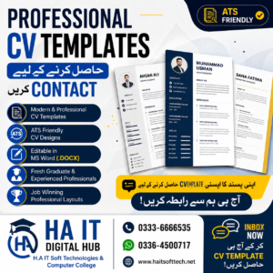professional cv templates available