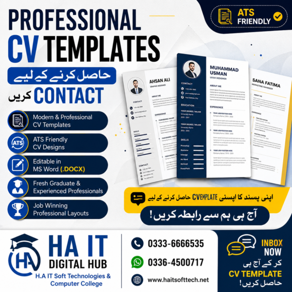 professional cv templates available